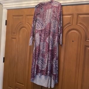 Beautiful high-low print unique dress. Sz M